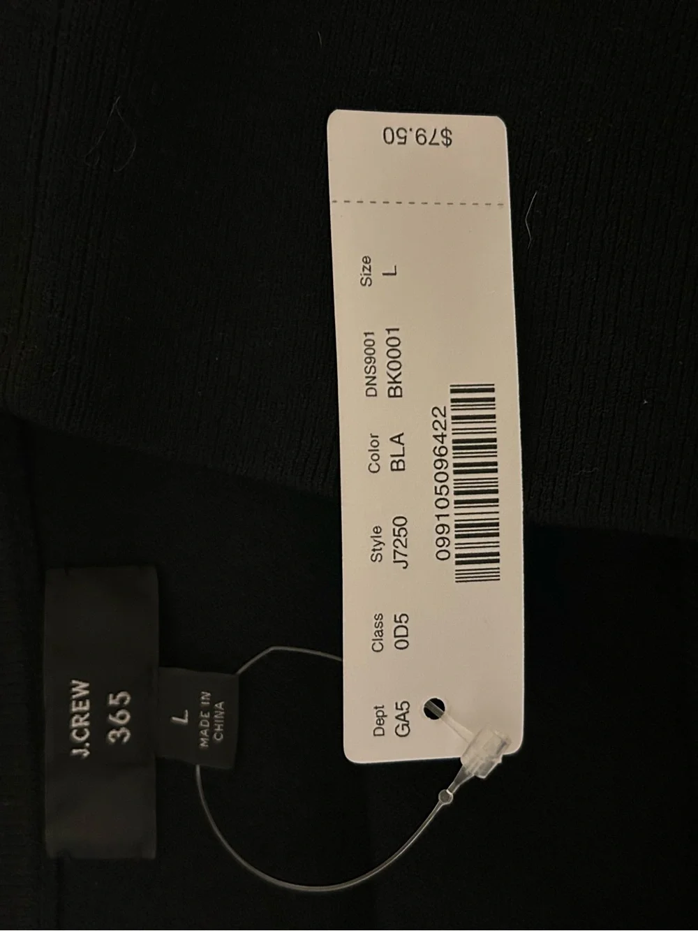 J. Crew Black Circle Skirt